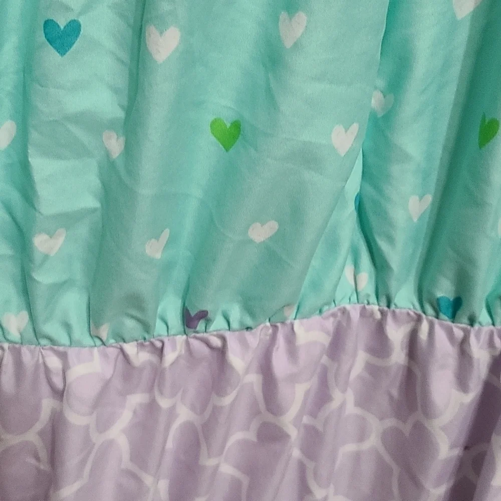 Pillow Fort Comforter Purple Aqua Twin Puffy Soft‎ Lightweight 66x88